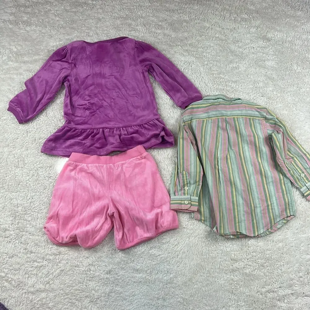 Girls 18m - 24m bundle 10 items Juicy, Ralph Lauren, Diesel, Little Lass - Picture 7 of 11